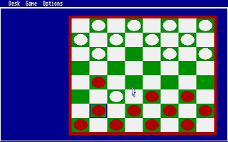 ST Checkers atari screenshot